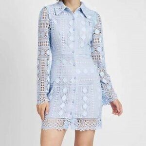 *NEW* En Saison Crochet Shirt Dress